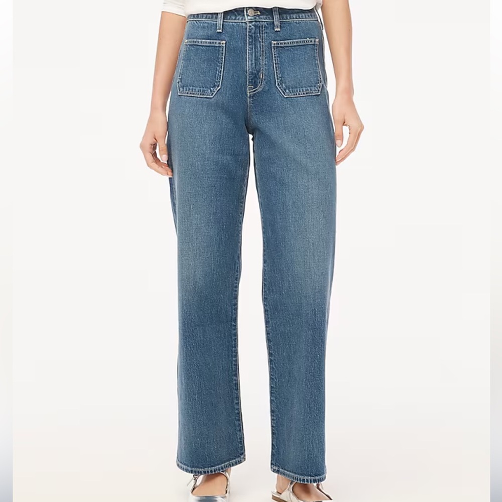 NWT J.Crew Factory Wide Leg Women's Jeans, size 32T